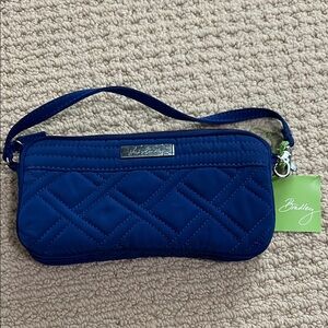 Vera Bradley Blue Quilted Clutch Wristlet